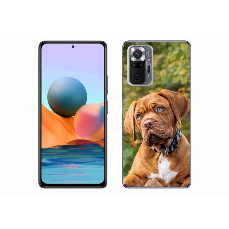 Gél borítás mmCase a Xiaomi Redmi Note 10 Pro számára - kölyökkutyakék
