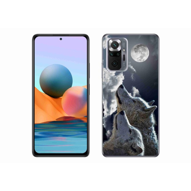 Gél borítás mmCase a Xiaomi Redmi Note 10 Pro számára - farkasok