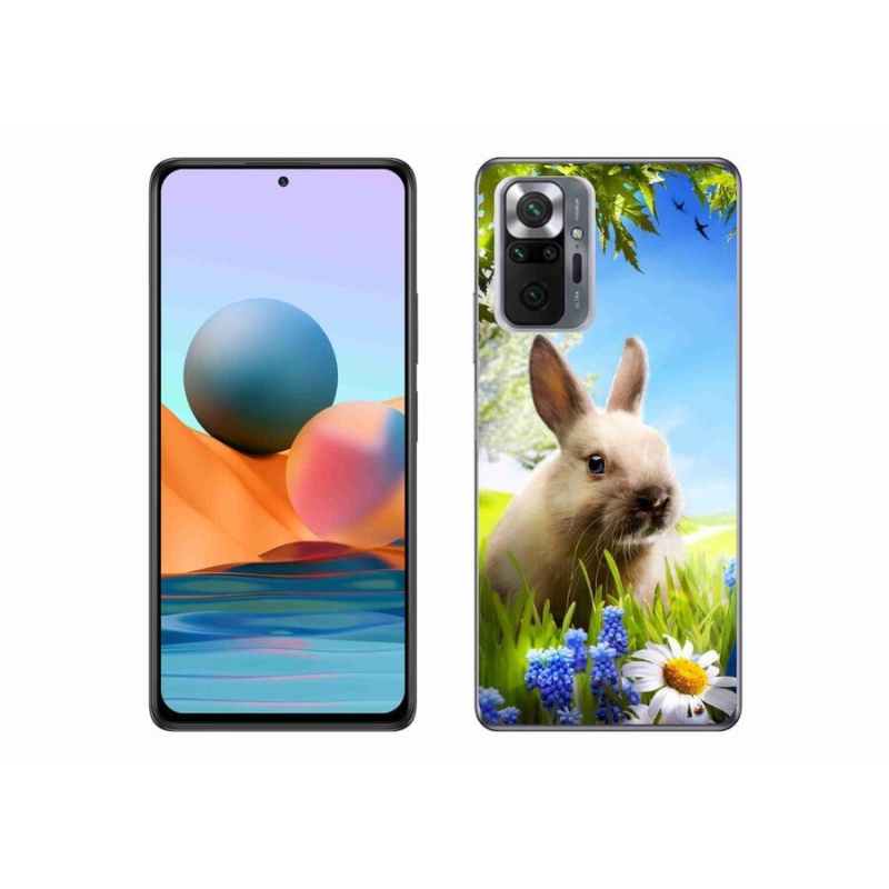 Gél borítás mmCase a Xiaomi Redmi Note 10 Pro készülékhez - nyuszi