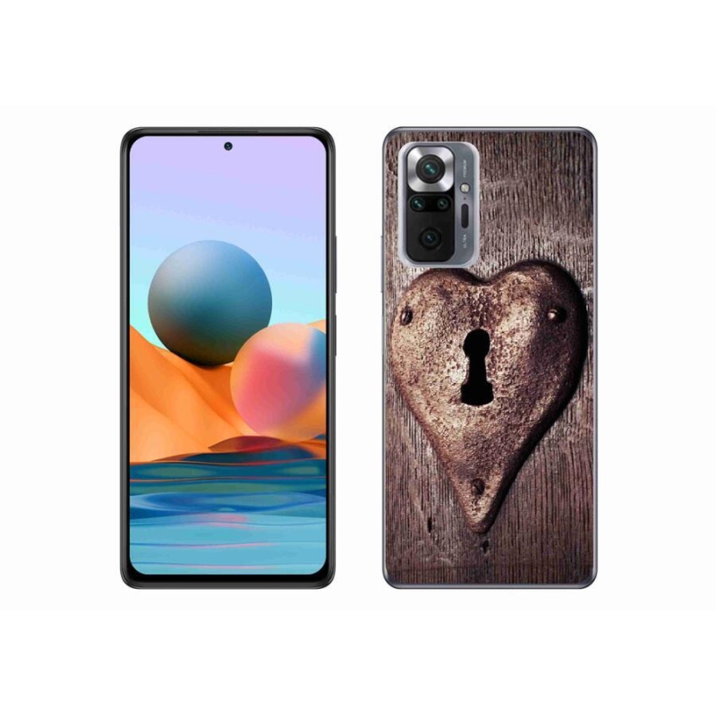 Gél borítás mmCase a Xiaomi Redmi Note 10 Pro készülékhez - szív alakú zár