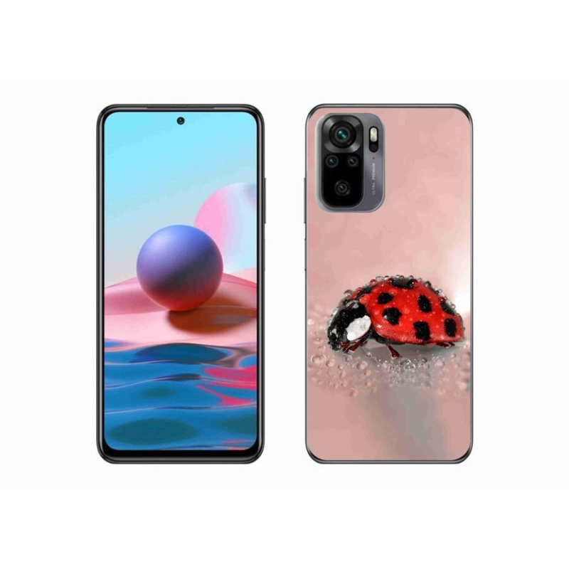 Gél borítás mmCase a Xiaomi Redmi Note 10S-hez - katicabogár