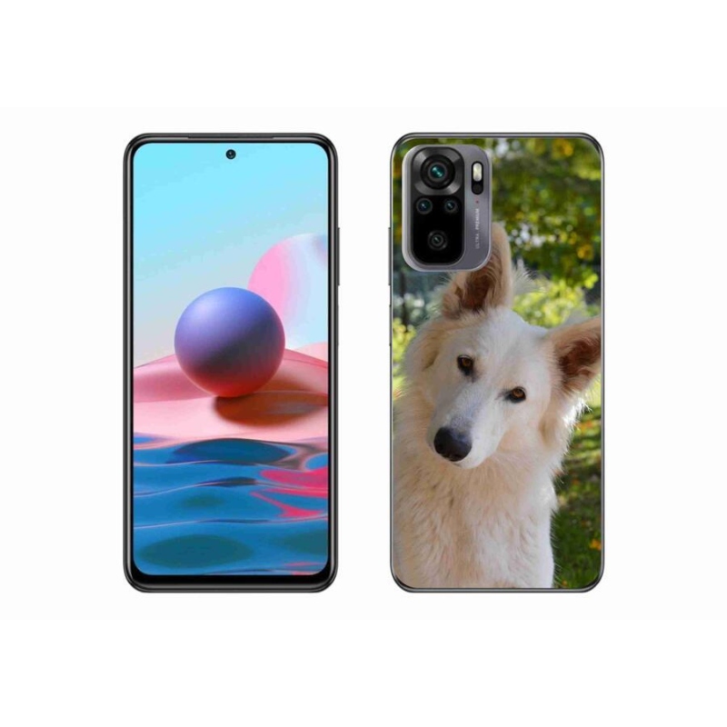 Gél borítás mmCase a Xiaomi Redmi Note 10S-hez - fehér Swiss Shepherd 1