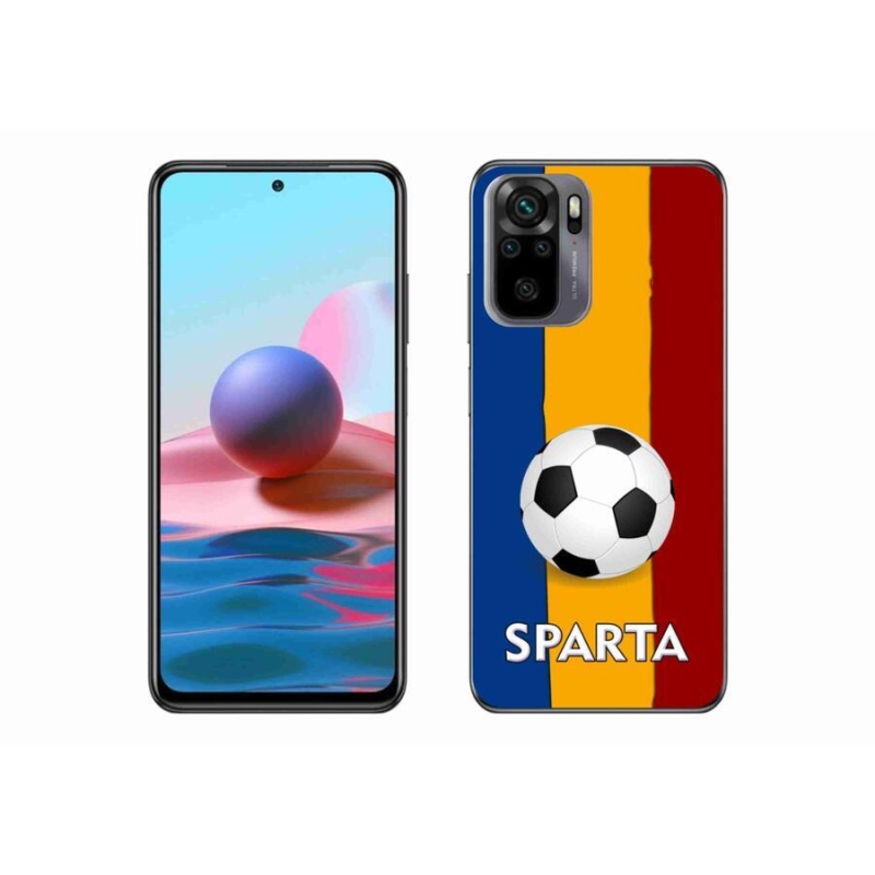 Gél borítás mmCase a Xiaomi Redmi Note 10S-hez - futball 1
