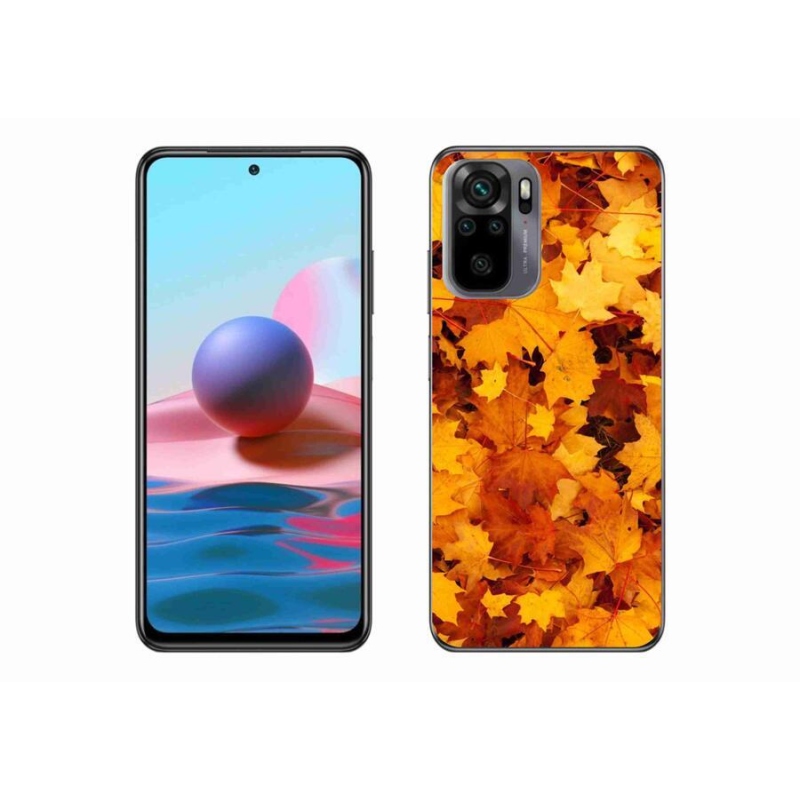 Gél borítás mmCase a Xiaomi Redmi Note 10S-hez - juharlevelek