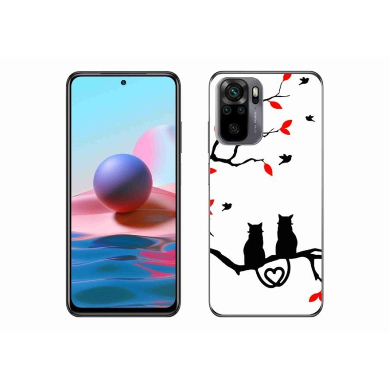 Gél borító mmCase a Xiaomi Redmi Note 10S-hez - macska szeretet
