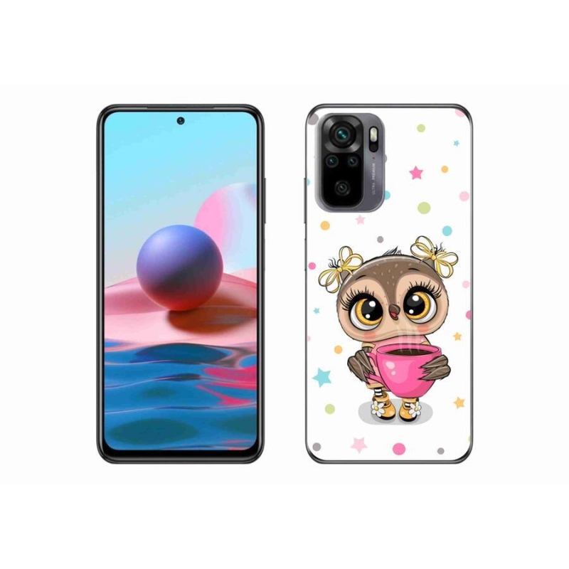 Gél borítás mmCase a Xiaomi Redmi Note 10S-hez - rajzfilm bagoly