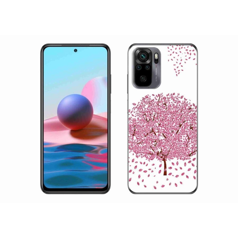 Gél borító mmCase a Xiaomi Redmi Note 10S-hez - rajzfilmfa levelekkel