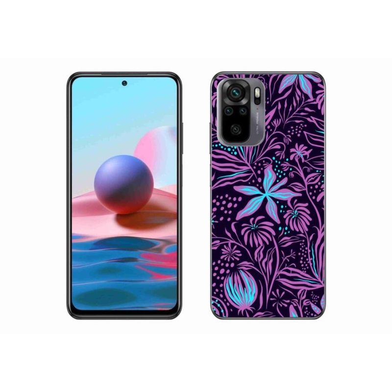 Gél borító mmCase a Xiaomi Redmi Note 10S-hez - virágok 2