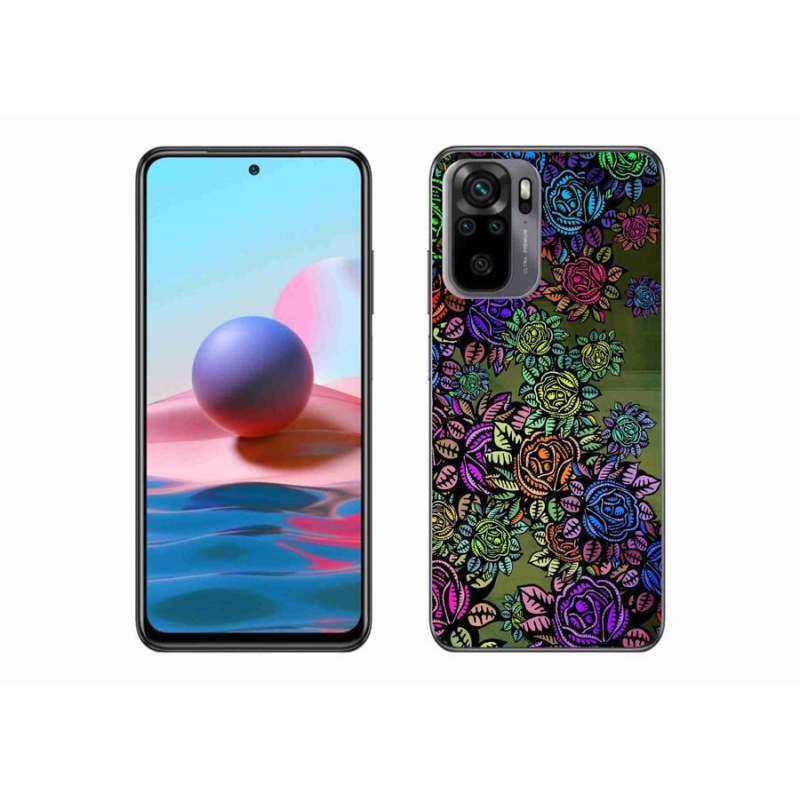 Gél borító mmCase a Xiaomi Redmi Note 10S-hez - virágok 6