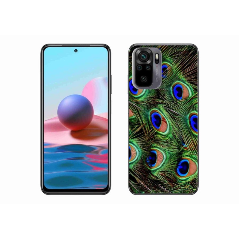 Gél borítás mmCase a Xiaomi Redmi Note 10S-hez - pávatoll