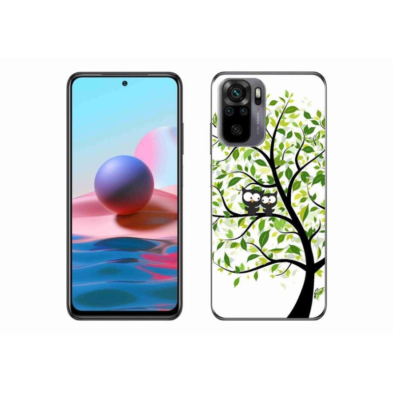 Gél borító mmCase a Xiaomi Redmi Note 10S-hez - baglyok a fán