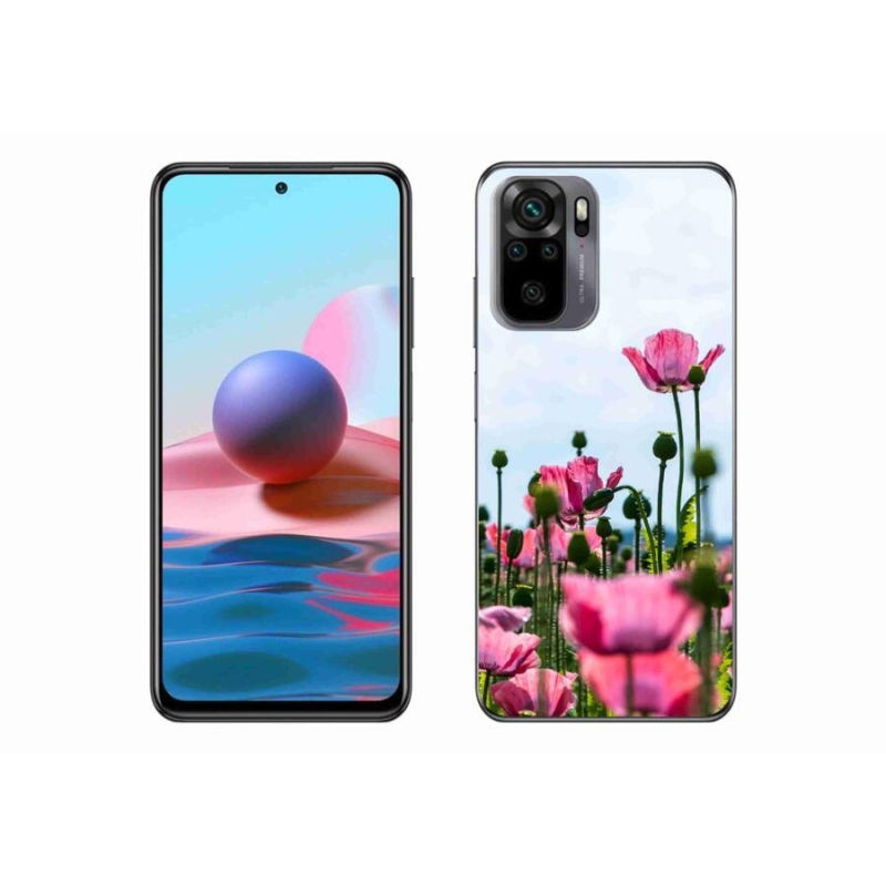 Gél borítás mmCase a Xiaomi Redmi Note 10S-hez - mákos színű