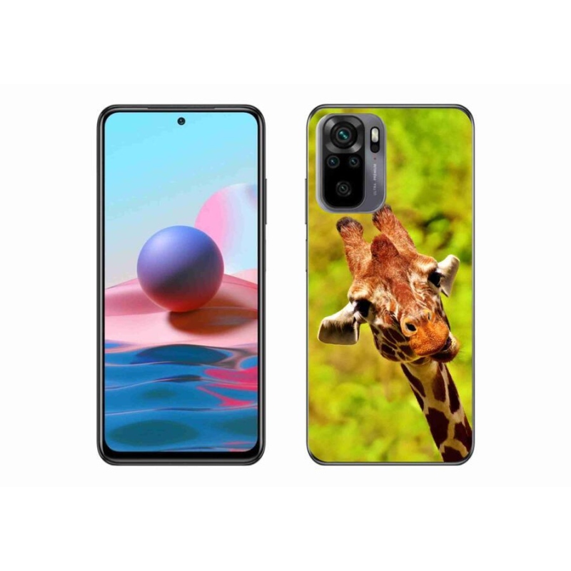 Gél borítás mmCase a Xiaomi Redmi Note 10S-hez - zsiráf