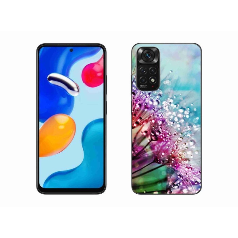 Gél borítás mmCase a Xiaomi Redmi Note 11 4G-hez - színes virágok