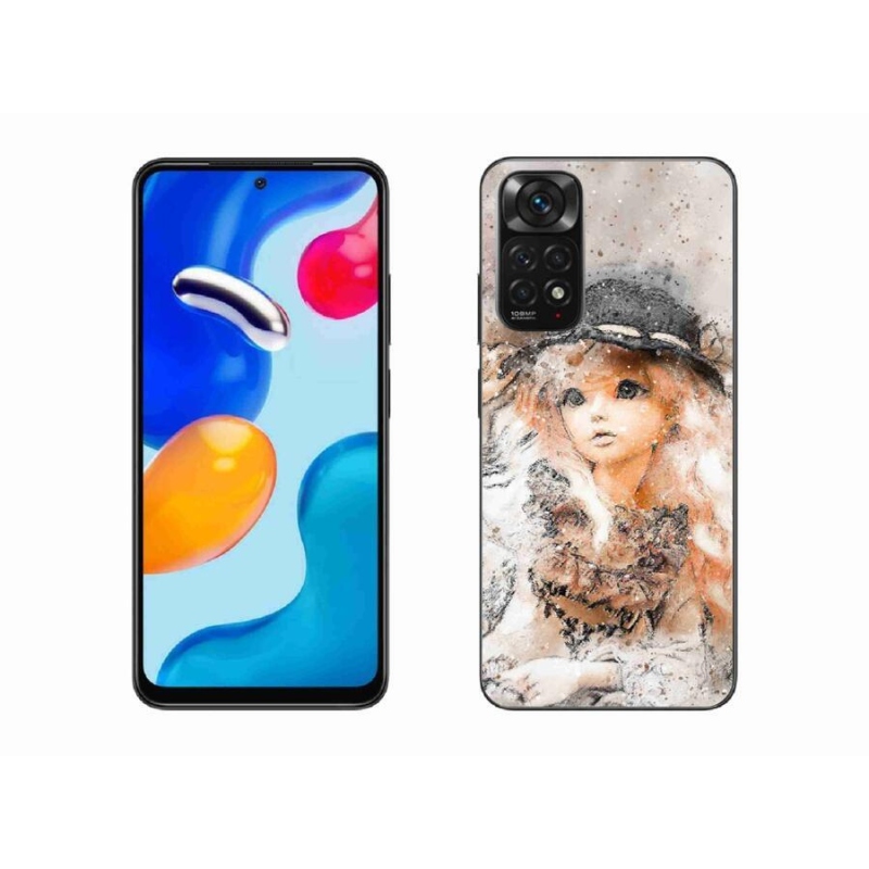 Gél borítás mmCase a Xiaomi Redmi Note 11 4G-hez - lány kalapban