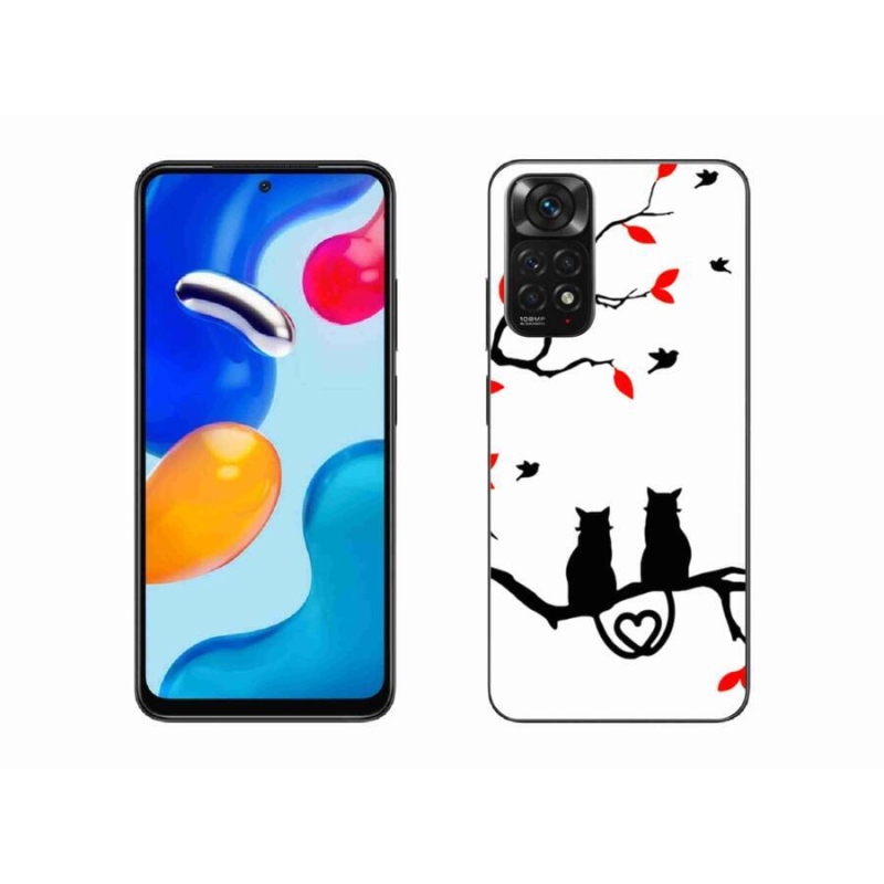 Gél borítás mmCase a Xiaomi Redmi Note 11 4G-hez - macskaszerelem