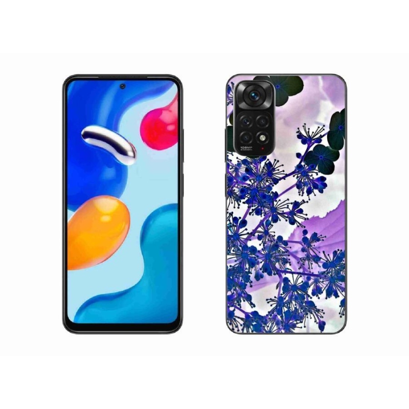 Gél borítás mmCase a Xiaomi Redmi Note 11 4G-hez - hortenzia virág