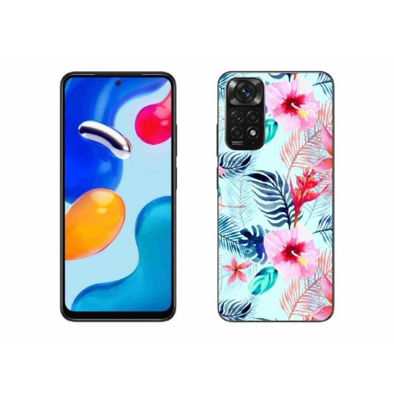 Gél borítás mmCase a Xiaomi Redmi Note 11 4G-hez - virágok