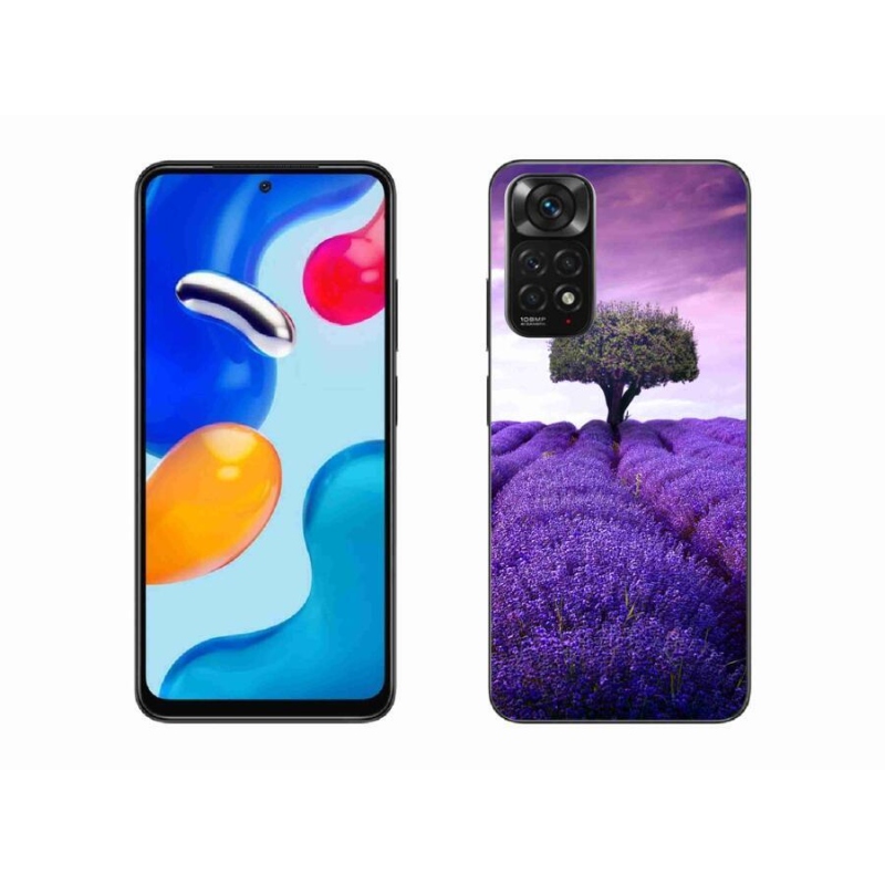 Gél borítás mmCase a Xiaomi Redmi Note 11 4G-hez - levendula rét
