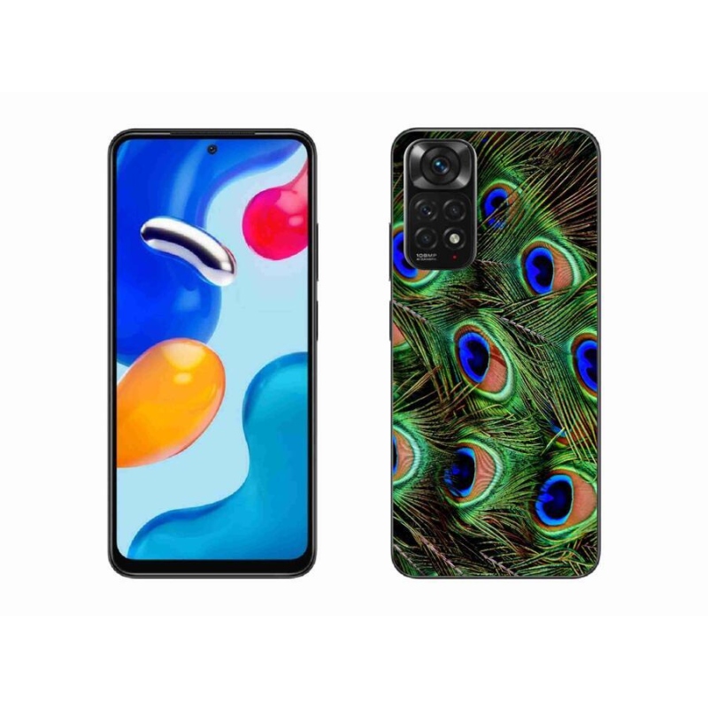 Gél borítás mmCase a Xiaomi Redmi Note 11 4G-hez - pávatoll