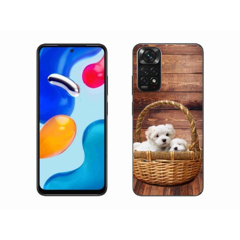 Gél borítás mmCase a Xiaomi Redmi Note 11 4G-hez - kölyökkutyák