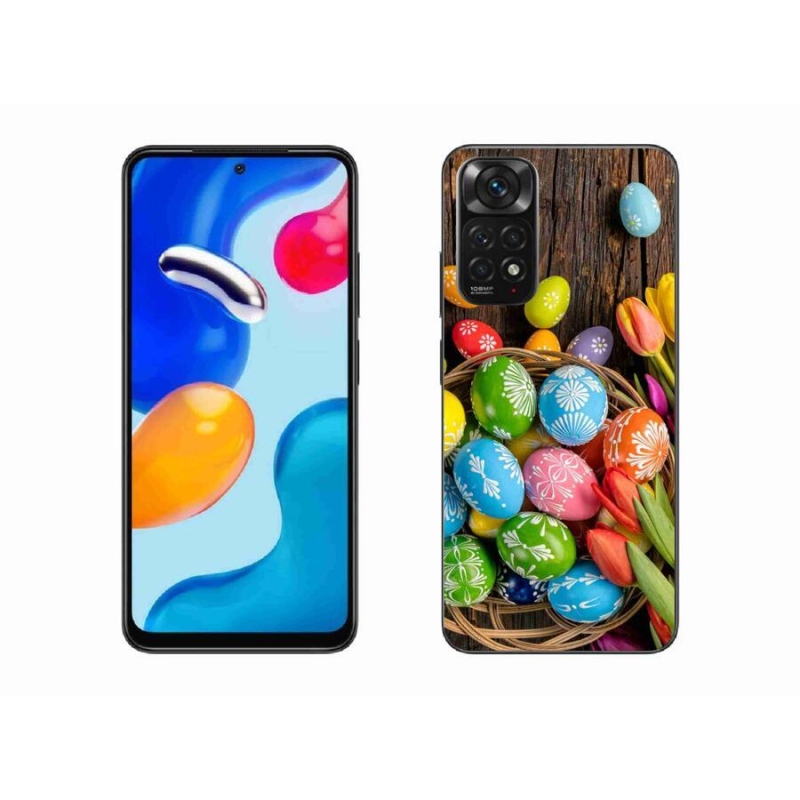 Gél borítás mmCase a Xiaomi Redmi Note 11 4G-hez - Húsvéti tojások