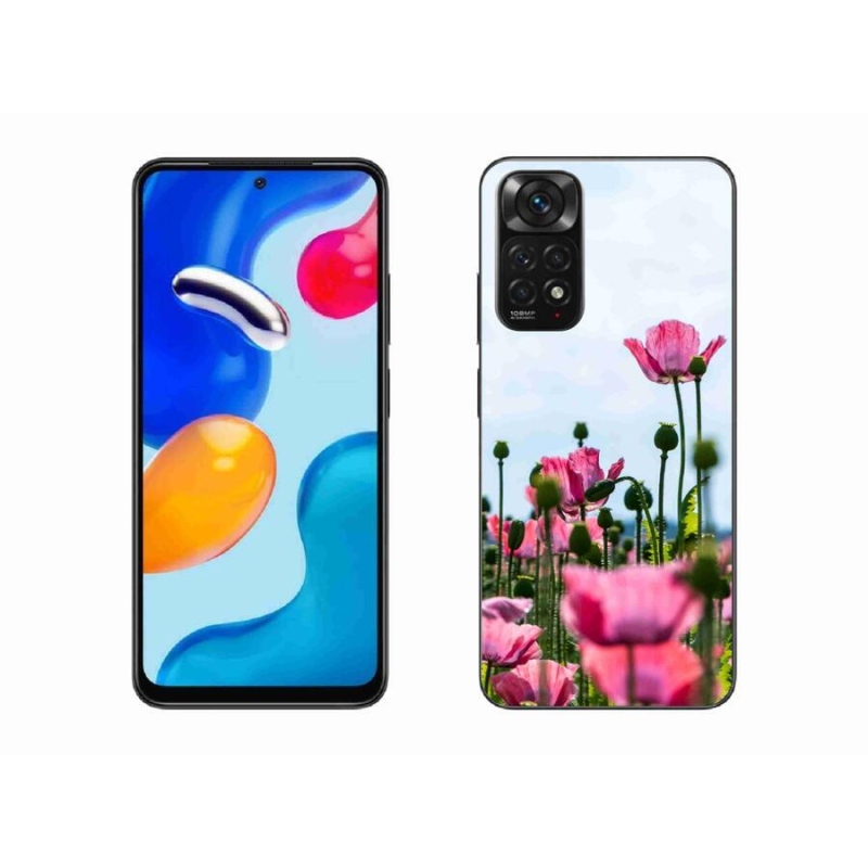 Gél borítás mmCase a Xiaomi Redmi Note 11 4G-hez - mákos színű