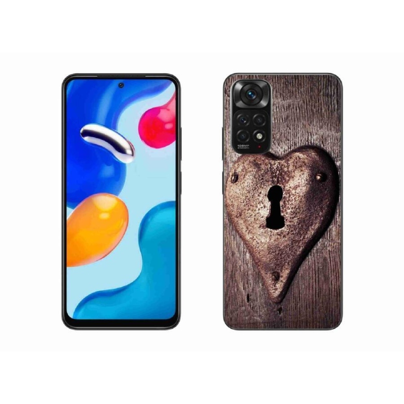 Gél borítás mmCase a Xiaomi Redmi Note 11 4G-hez - szív alakú zár