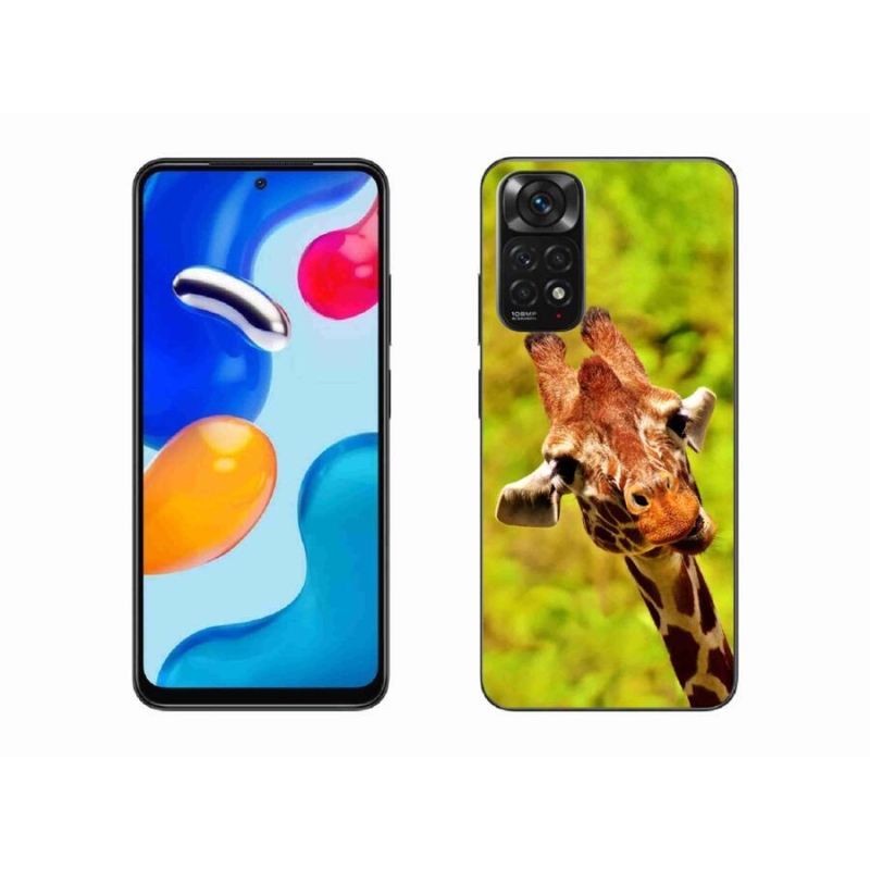 Gél borítás mmCase a Xiaomi Redmi Note 11 4G-hez - zsiráf