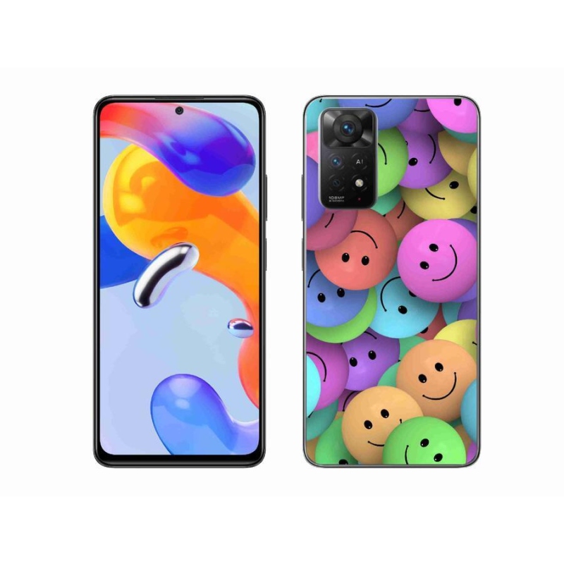 Gél borítás mmCase a Xiaomi Redmi Note 11 Pro 4G/5G-hez - színes smiley-kkal