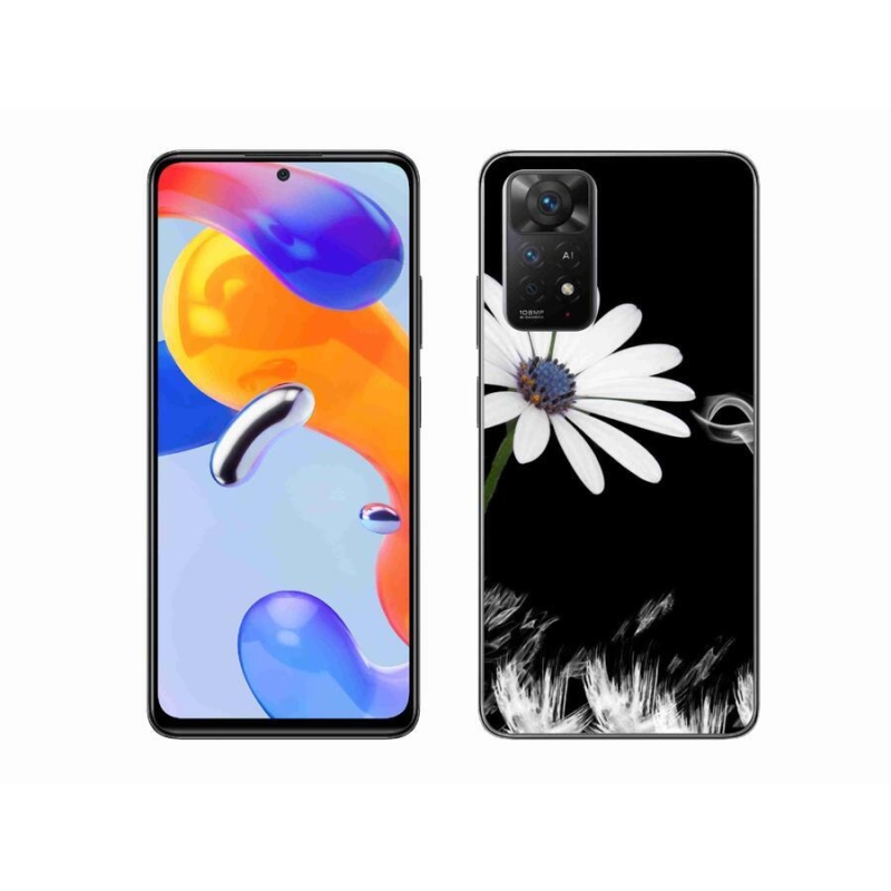 Gél borítás mmCase a Xiaomi Redmi Note 11 Pro 4G/5G-hez - fehér virág