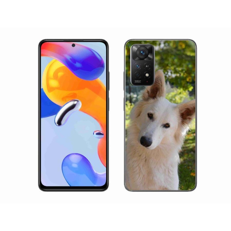 Gél borítás mmCase a Xiaomi Redmi Note 11 Pro 4G/5G-hez - fehér Swiss Shepherd 1