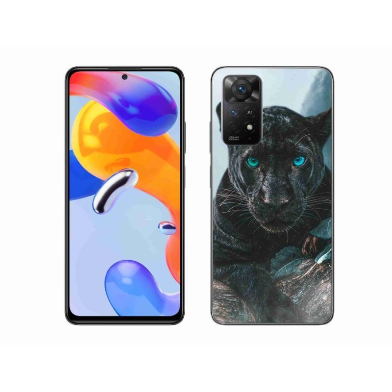 Gél borítás mmCase a Xiaomi Redmi Note 11 Pro 4G/5G-hez - fekete párduc