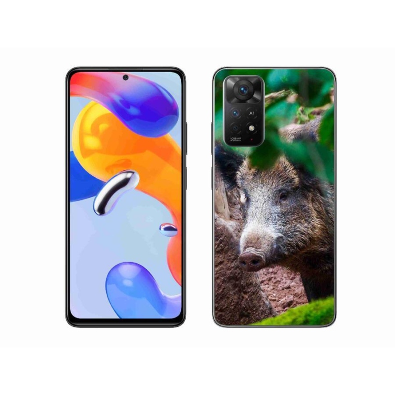 Gél borítás mmCase a Xiaomi Redmi Note 11 Pro 4G/5G-hez - vaddisznó