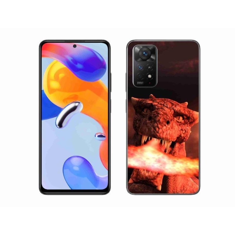 Gél borítás mmCase a Xiaomi Redmi Note 11 Pro 4G/5G - sárkányhoz