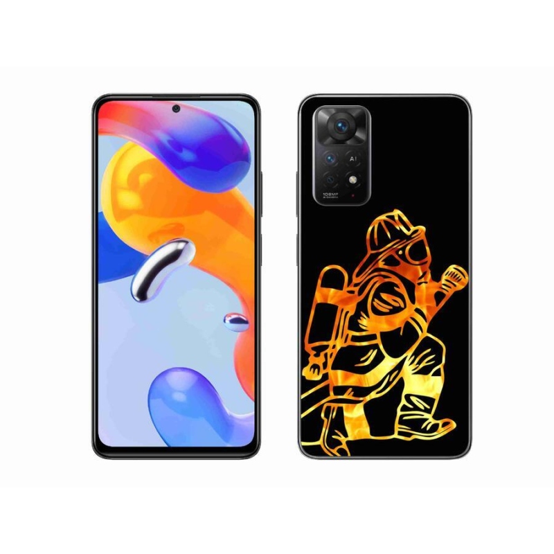 Gél borítás mmCase a Xiaomi Redmi Note 11 Pro 4G/5G - tűzoltó 1