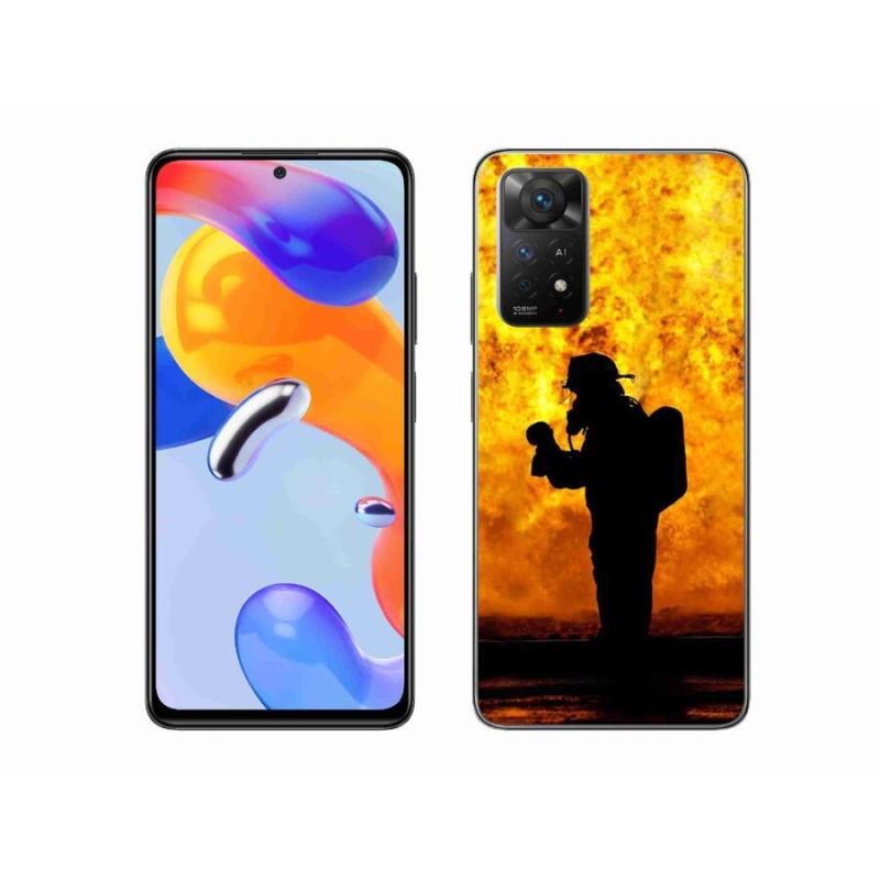 Gél borítás mmCase a Xiaomi Redmi Note 11 Pro 4G/5G - tűzoltó számára