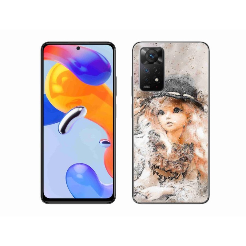 Gél borítás mmCase a Xiaomi Redmi Note 11 Pro 4G/5G-hez - lány kalapban