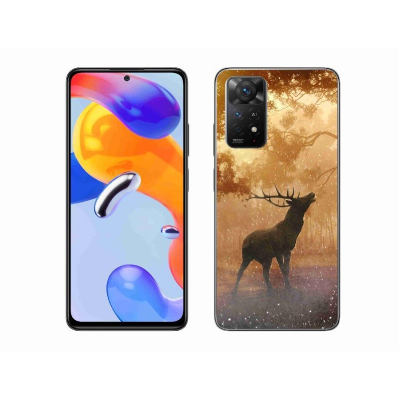 Gél borítás mmCase a Xiaomi Redmi Note 11 Pro 4G/5G számára - szarvas a vadászaton