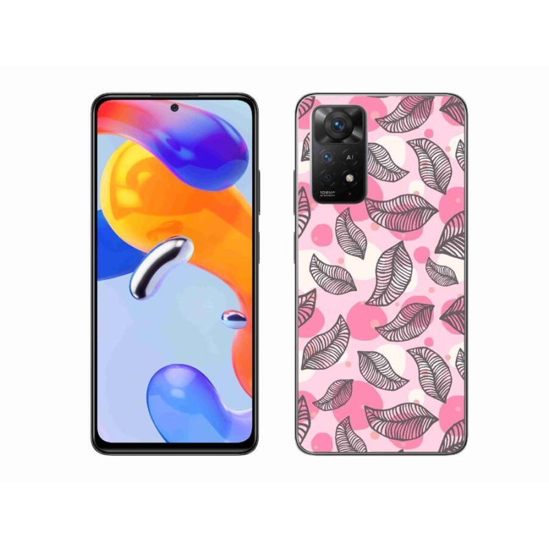 Gél borítás mmCase a Xiaomi Redmi Note 11 Pro 4G/5G számára - rajzfilmes hulló levelek