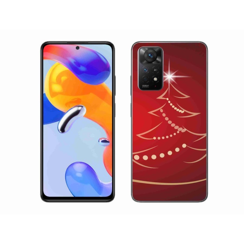 Gél borító mmCase a Xiaomi Redmi Note 11 Pro 4G/5G számára - karácsonyfa karikatúra