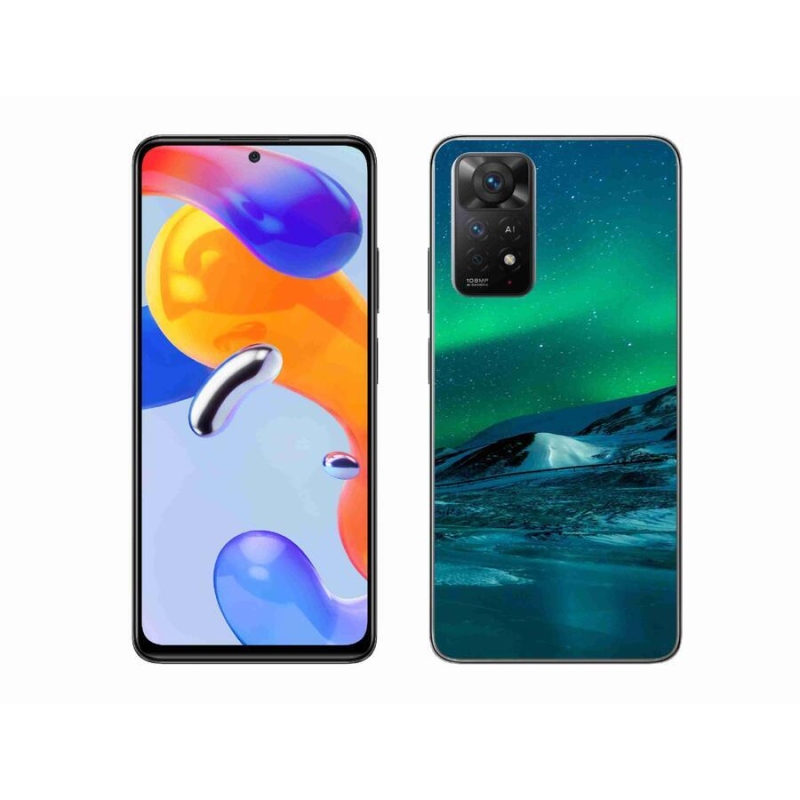 Gél borítás mmCase a Xiaomi Redmi Note 11 Pro 4G/5G számára - sarki fény