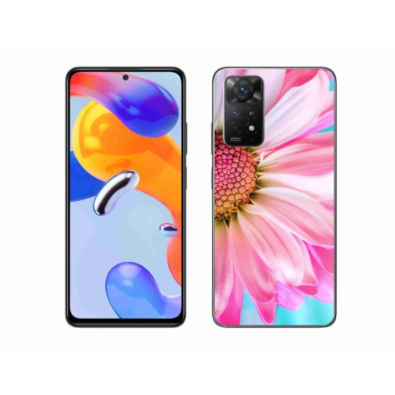 Gél borítás mmCase a Xiaomi Redmi Note 11 Pro 4G/5G-hez - rózsaszín virág