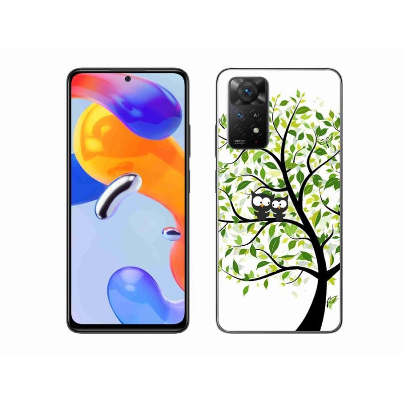 Gél borító mmCase a Xiaomi Redmi Note 11 Pro 4G/5G számára - baglyok a fán