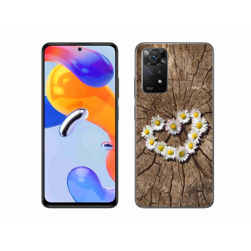 Gél borítás mmCase a Xiaomi Redmi Note 11 Pro 4G/5G számára - százszorszépek szíve