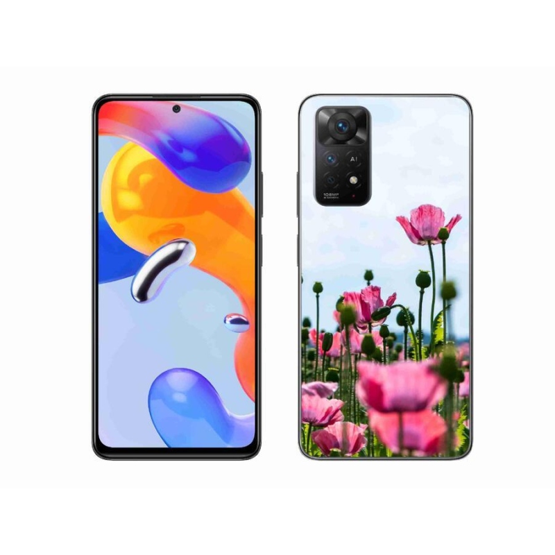 Gél borítás mmCase a Xiaomi Redmi Note 11 Pro 4G/5G számára - mákos színű