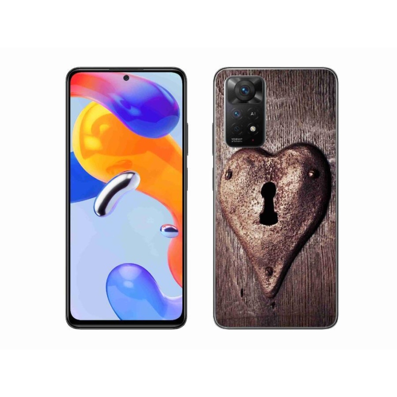 Gél borítás mmCase a Xiaomi Redmi Note 11 Pro 4G/5G-hez - szív alakú zár