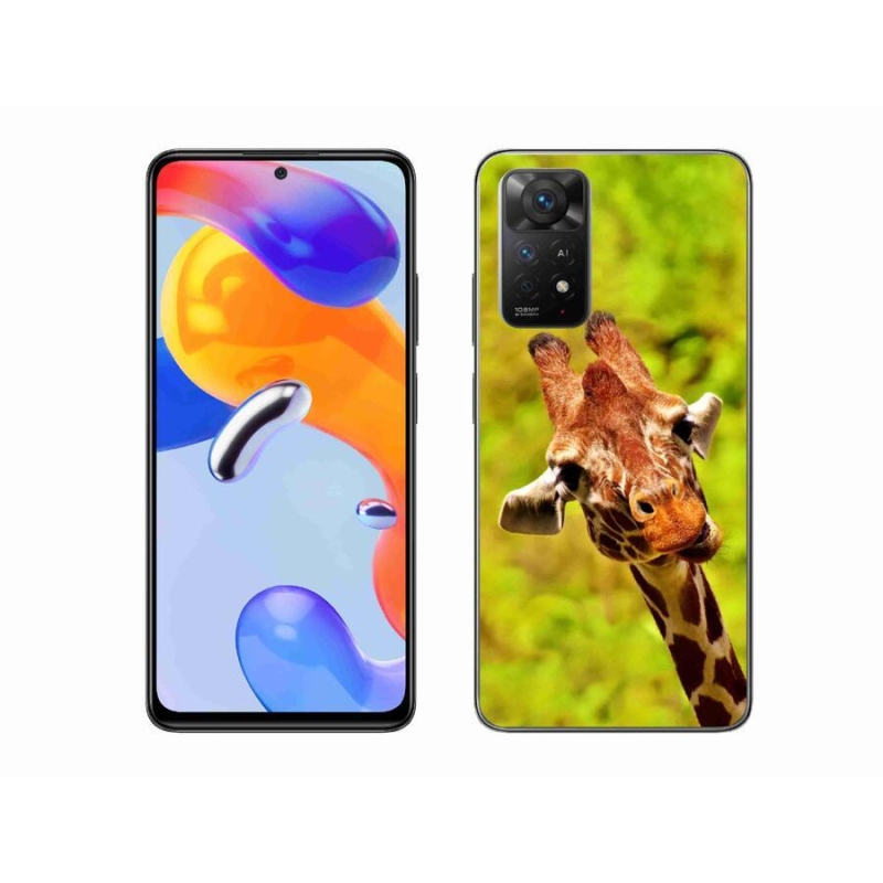 Gél borítás mmCase a Xiaomi Redmi Note 11 Pro 4G/5G-hez - zsiráf