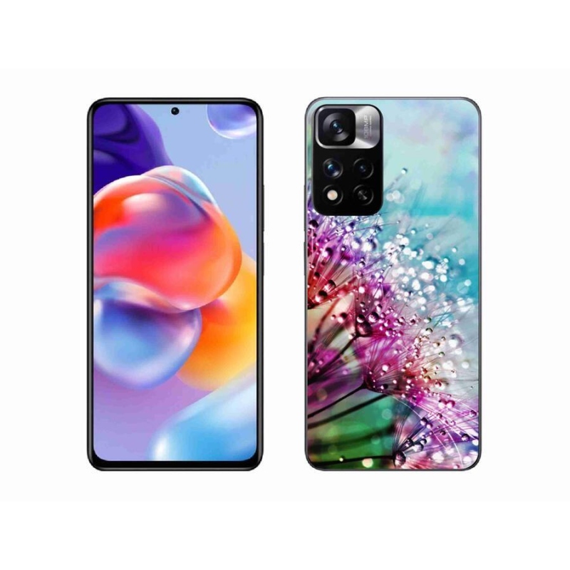 Gél borítás mmCase a Xiaomi Redmi Note 11 Pro+ 5G számára - színes virágok