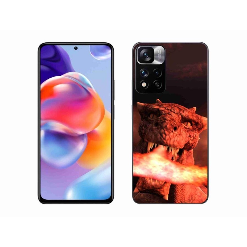 Gél borító mmCase a Xiaomi Redmi Note 11 Pro+ 5G - sárkányhoz
